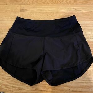 Lululemon speed up mid rise short size 4, length 4